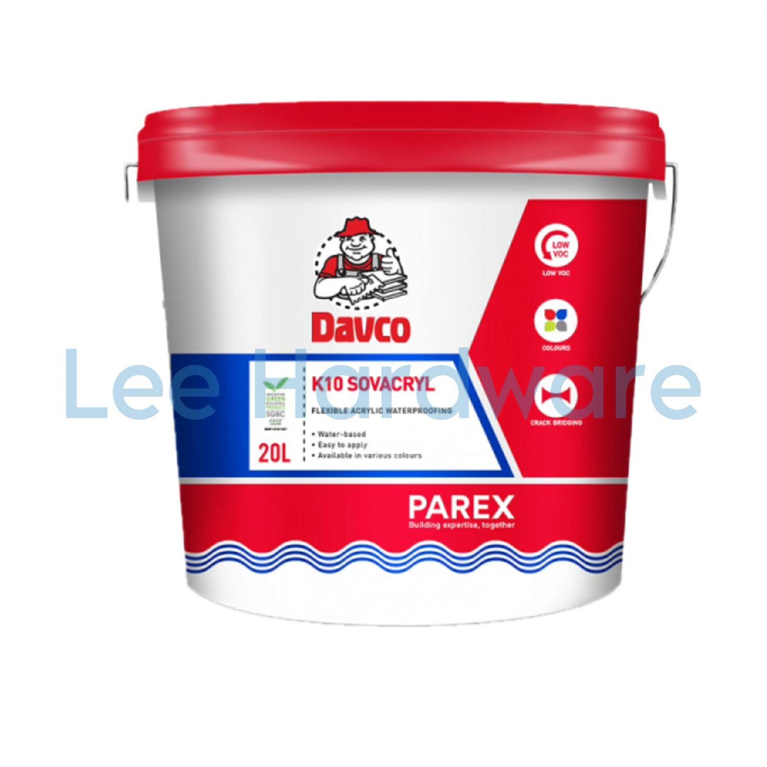WATERPROOFING K10 SOVACRYL 20L
